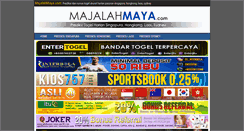 Desktop Screenshot of majalahmaya.com